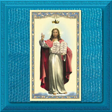 CATHOLIC HOLY CARD Prayer The TEN COMMANDMENTS Lord Jesus Christ picture