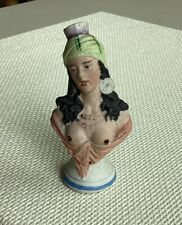 Antique NAUGHTY SQUIRTER  CLEOPATRA OR GYPSY PERFUME Painted Bisque German picture