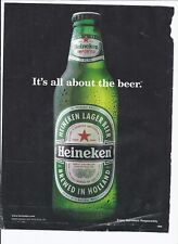 1999 Heineken Beer Print Ad Vintage 8.5