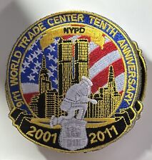 9/11 : In Memory of 3.5 Inches By 3.5 Inches; BN 10 Year Anniversary Patch FS picture