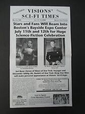 VISIONS '98 SCI-FI EXPO Preview Edition, Boston 1998 Star Trek Lost In Space etc picture