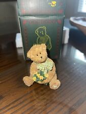 Boyds Bears Buddy Friendship Blooms Figurine Hold Flowers 2006 New #2277979 picture