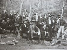 Antique Photograph Man Meeting Union Loggers Early 1900s  picture