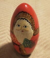 Vintage Russian Nesting Santa Doll 4.5 Inches picture