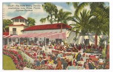 Cypress Gardens FL Postcard Florida Palm Dining Terrace picture