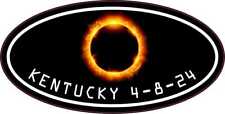 StickerTalk Great North American Eclipse Kentucky '24 Sticker, 4 inches x 2 i... picture
