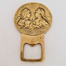 Vintage Authentic Austria Carl Aubock Franc & Maria Theresa Beer Bottle Opener picture