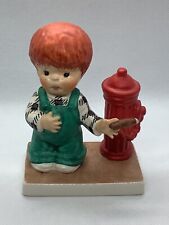 Vintage Goebel Redhead Boy Figurine One Puff’s Enough Rare HTF 5” Statue Smoking picture