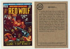 Red Wolf #1 Card 1984 Marvel First Issue Covers ~ Gil Kane Art / Western Comics picture