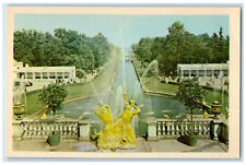c1960's Petrodvorets Samson Canal St Petersburg Russia Vintage Postcard picture