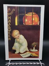 Vtg Postcard Thrilling Halloween 1988 Reproduction  Ephemera  picture