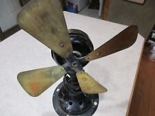 Antique 1910 - 1920s General Electric “9 inch” Brass Blade Fan, Restore OR Parts picture