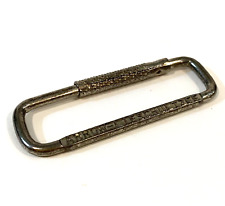 Vintage Arrow Lifschultz Freight Forwarder Carabiner Clip Keychain Metal 2” picture