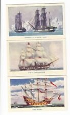 3 1940 Famous Ships Cards EREBUS & TERROR 1845 * ARK ROYAL * H.M.S. CHALLENGER picture