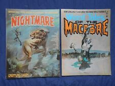 Nightmare #5 Skywald 1971 Weird Tales Of The Macabre #1 1975 Lot of 2 GD/VG picture