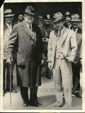 1935 Press Photo John J. McLaughlin & James Wilson Leaving Bremer Kidnap Trial picture