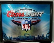 *2007* NFL Coors Light Official Brewing Co Bar Mirror  picture