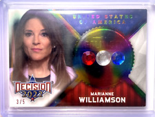 2022 MARIANNE WILLIAMSON #3/5 Rainbow Foil Decision Political Gems #PG39 picture