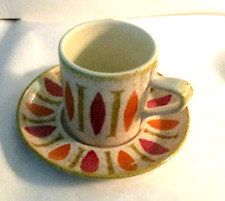 VINTAGE RED WING PEPE USA   CUP & SAUCER IN PERFECT LOOKS UNUSED picture