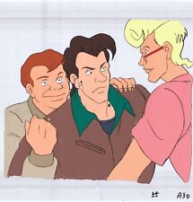 Real Ghostbusters Peter Ray Egon Original Art Animation Production Cel 55 A30 picture