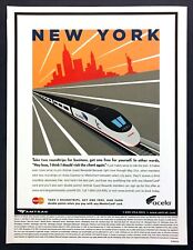 2005 New York Amtrak Acela Train Graphic 
