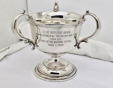 THE BALDWIN SCHOOL 1906 STERLING SILVER 3 HANDLE ACHIEVEMENT TROPHY CUP,B.B. & B picture