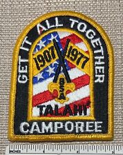 Vintage 1977 TALAHI Get It All Together Boy Scout Camporee PATCH TX OA Chapter? picture