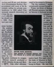 1962 Press Photo Peter Paul Rubens painter - DFPD66401 picture