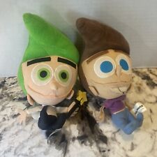 The Fairly Odd Parents 2012 Nicktoons Cosmo & Timmy Plush 11 inch picture