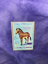 vintage firecracker label magnet zebra brand picture
