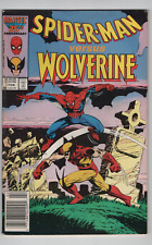 Spider-Man vs Wolverine #1 Newsstand Death of Ned Leeds Marvel Comic 1987 picture