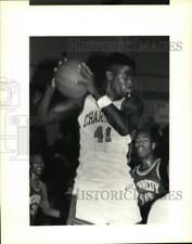 1991 Press Photo Trent Washington, Basketball Player with O. Perry Walker School picture