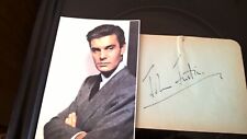 JOHN JUSTIN SIGNED ALBUM PAGE WITHCOLOUR PHOTO picture