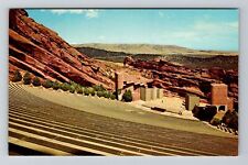 Red Rocks Park CO-Colorado, Stage, Amphitheatre, Hogback Mt Vintage Postcard picture