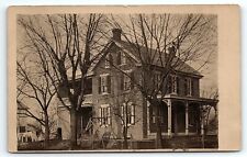 1909 TELFORD PA FLOYD GERHART'S HOME BROAD & WASHINGTON ST RPPC POSTCARD P3881 picture