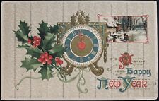 NEW YEAR POSTCARD C.1914 (A30)~EMBOSSED “A HAPPY NEW YEAR” picture