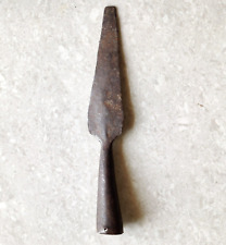 Vintage Handcrafted Original Iron Spear Head Old Collectible SP71 picture