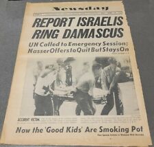 Newsday June 10, 1967 Vintage Newspaper Cover picture