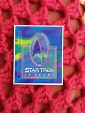 1997 Star Trek Sticker 30th Anniversary 2x3 Ds9 Voyager Enterprise  Next Gen picture