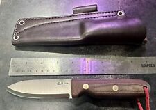 L.T. Wright Handcrafted Knives Bushcrafter A2 Scandi Fixed Blade Knife LT Wright picture
