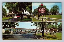 Walton KY-Kentucky Pon-De-Lon Motel Classic Cars Antique Vintage Postcard picture