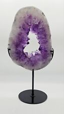 Amethyst Portal Slab 5 Pounds 9 Oz  With Metal Stand Amethyst Slab Statement picture