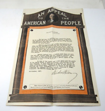1917 American Committee for Armenian & Syrian Relief Poster 