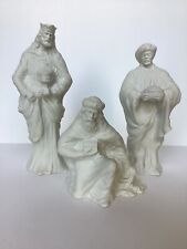 Boehm The First Noel 3 Wise Men Kings Figurine White Porcelain Bisque Nativity picture