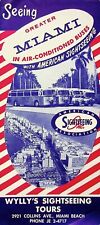 1960'S GREATER MIAMI SIGHTSEEING BUS TOURS BROCHURE picture