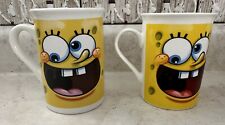 Lot Of 2 - SpongeBob Coffee Mugs, Tea Cups, Cocoa  picture
