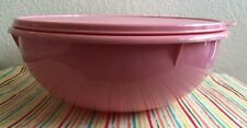 Tupperware Large Mixing Bowl 27 Cups Pearl Pink Large Bowl New  picture