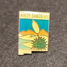 Y2K White Sands New Mexico Travel Souvenir Enamel Lapel Pin Pinback picture