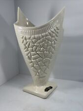 Vintage - 11-1/4” Cal Style Ceramic Vase picture