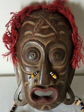 Handcarved Wooden Mask African Tribal Indigenous Aboriginal Ethnic Rare Vintage picture